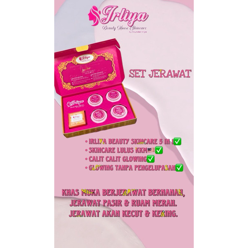 IRLIYA BEAUTY SKINCARE (SET JERAWAT) 100% ORIGINAL MALAYSIA