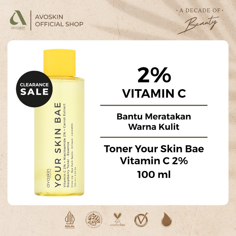 AVOSKIN TONER SYB VITAMIN C