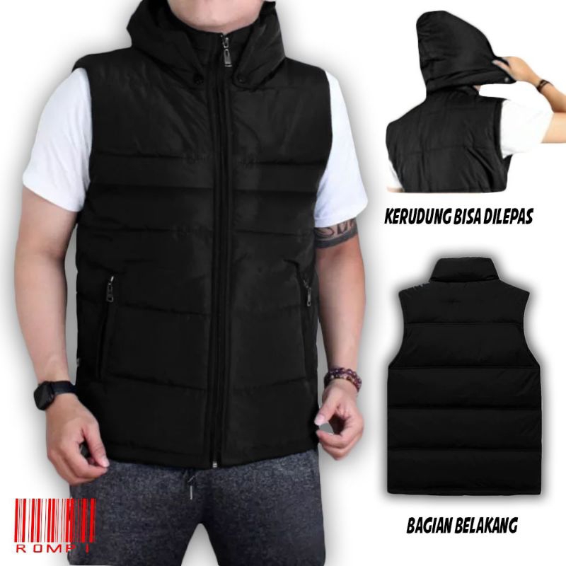 JAKET ROMPI GEMBUNG PRIA DAN WANITA TEBAL KEREN ANTI ANGIN