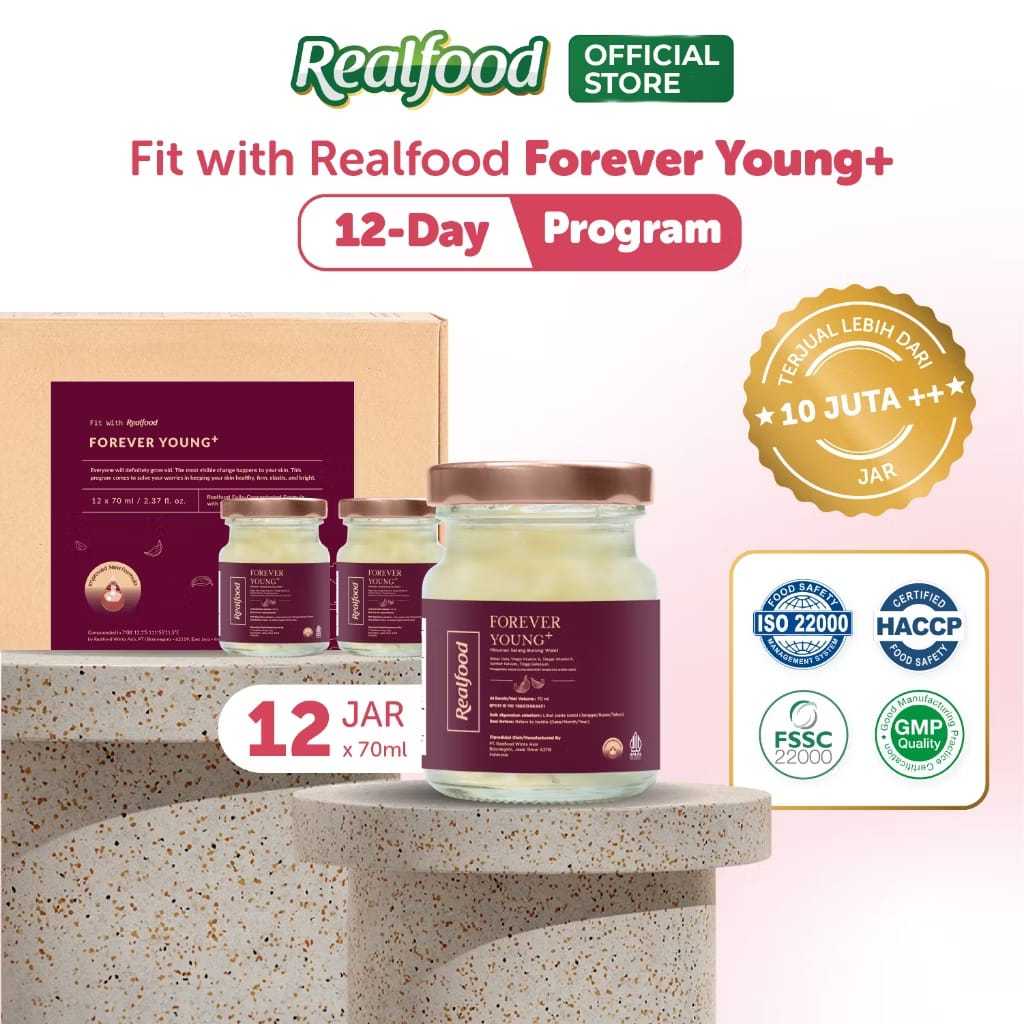 

Realfood Forever Young Plus Program 12 Hari Minuman Sarang Burung Walet