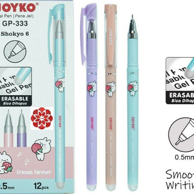 

Flash Sale Pulpen Bisa dihapus Joyko GP333 Shoyko6 12pcs