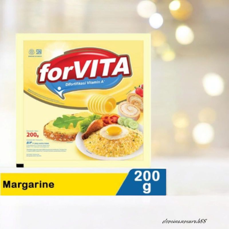 

FORVITA MARGARINE 200 GRAM / MENTEGA / MARGARIN
