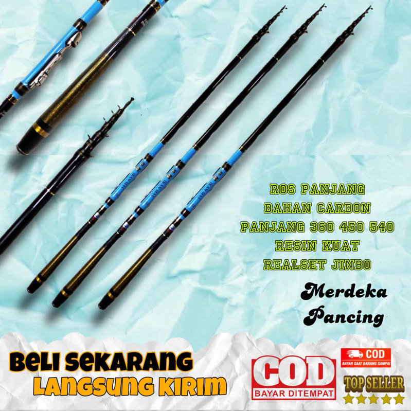 JORAN  PANCING TEGEK OREGON IKAN MAS SET KOLONG 360 450 540CM