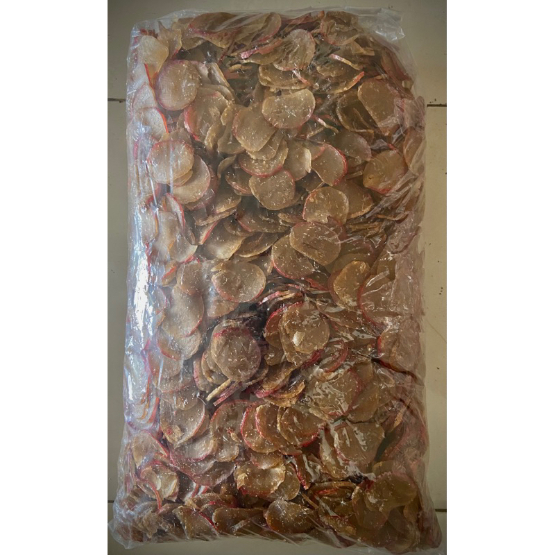 

kerupuk mentah rasa dawu/gremut