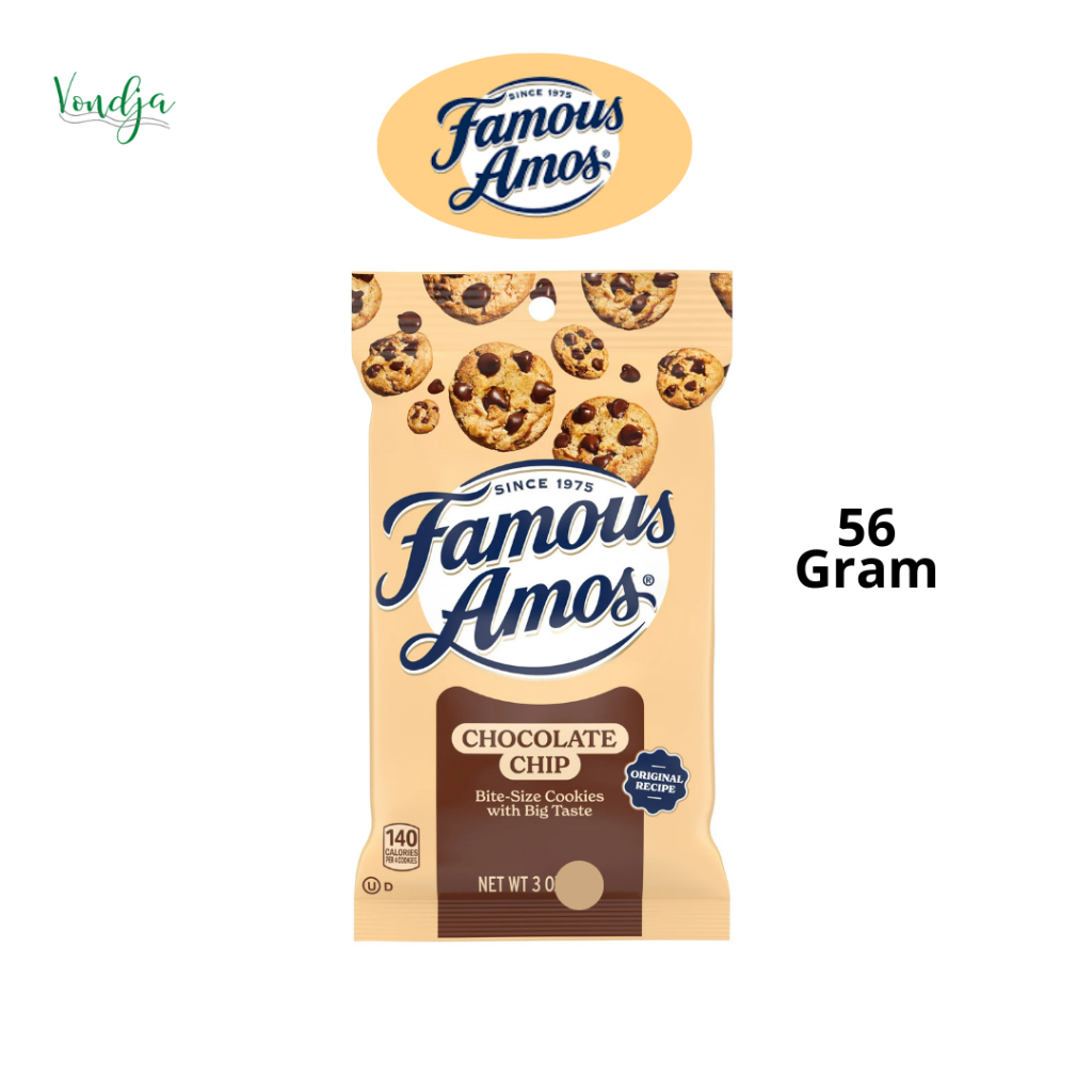 

Famous Amos Classic Chocolate Chip Cookies 56 gram