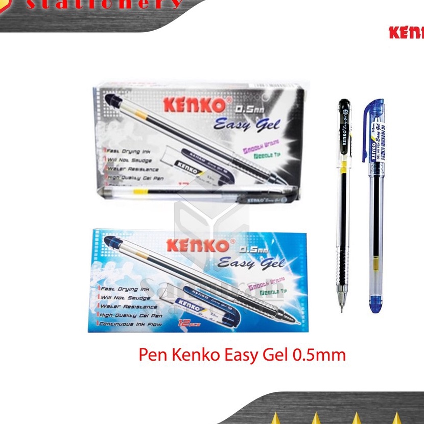 

Terbatas Pen Gel Kenko Easy Gel 5 mm Pen Gel Cair 5mm Pulpen Cair Kenko 5 mm Pena Lancip Cair Gel