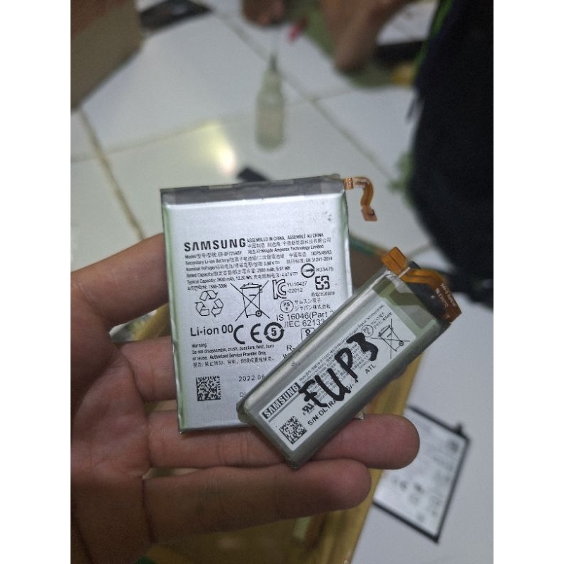 Baterai>Battery>Batre Samsung Flip 3 Original Bekas Copotan EB-BF711ABY