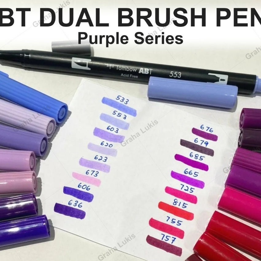 

KP8 Tombow ABT Dual Brush Pens Pule Series