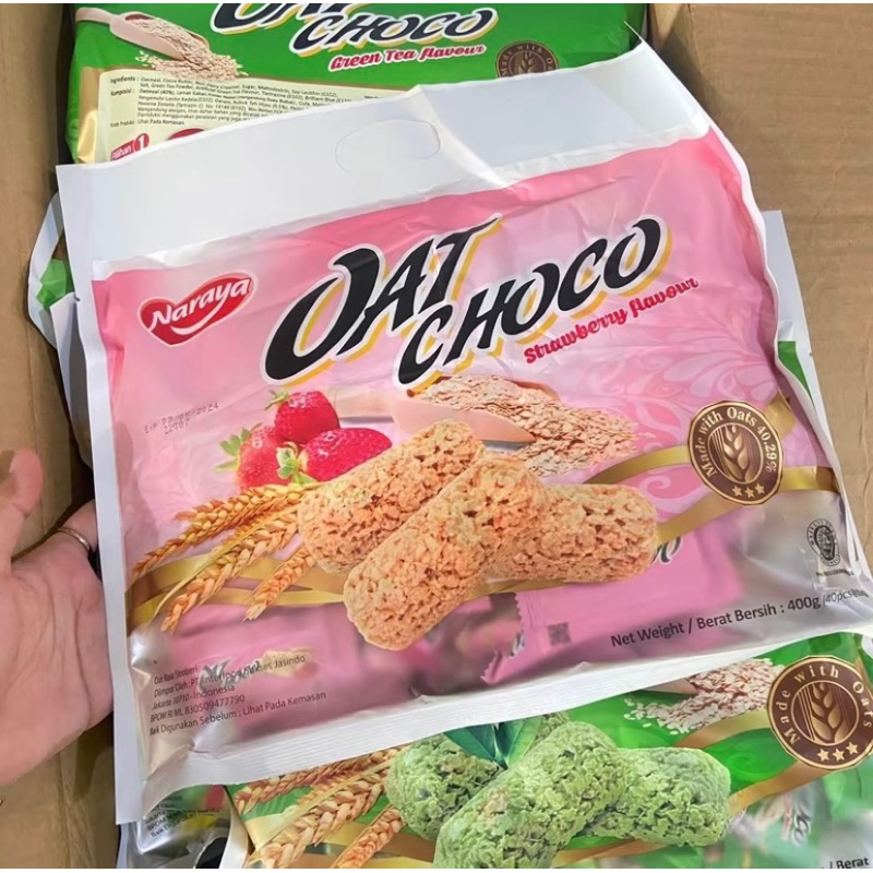 

Oat Choco Naraya Stroberry Ecer 1 Pcs
