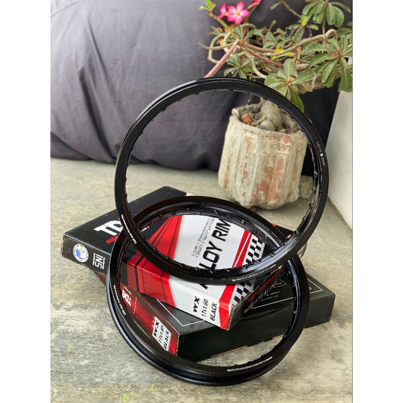 Velg Tdr Hitam gilap glossyy ready uk160,185 Ring 17 Murahh