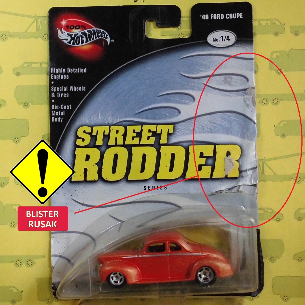 Hot Wheels 2002 Street Rodder 40 Ford Coupe Red