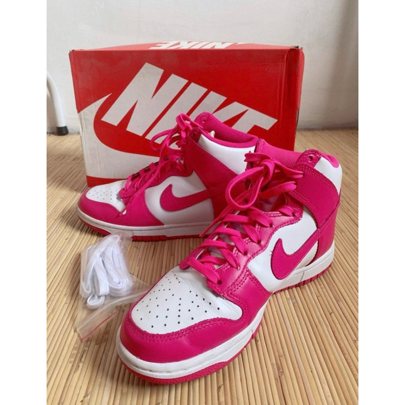 Preloved Sepatu Nike Dunk High “Pink Prime”
