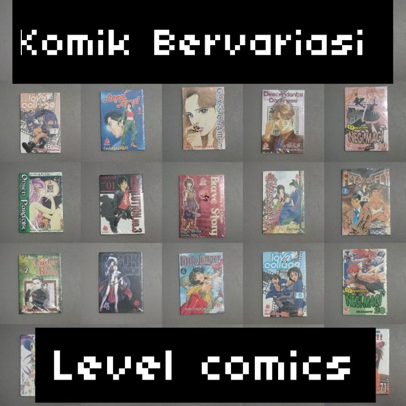 Buku Komik penerbit Level comic ippho under the rose onsed paradise angel heart revolution no 3 love