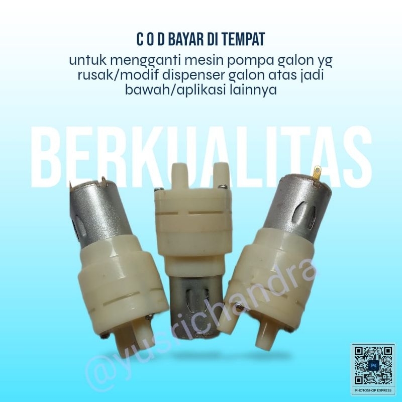 Mesin dinamo pompa galon