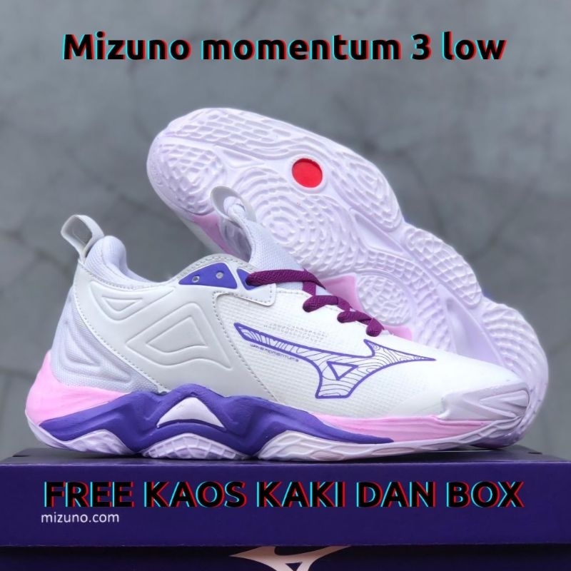 Sepatu Voli Mizuno Momentum 3 Wanita Sepatu Voly Size 36 37 Sepatu Volly Wanita Terlaris