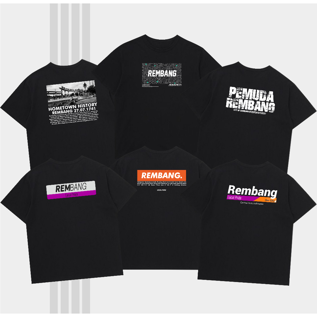 Kaos Rembang Tshirt Kota Rembang Hometown History Rembang