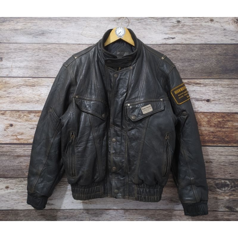 Jaket Kulit Yellow Corn Vintage Jaket Vintage Yellow Corn Jaket Biker Jaket Riding Jaket Racing