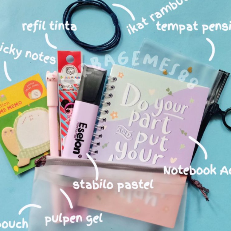 

Murah Hari ini serbagemes88 PAKET ALAT TULIS 8IN1 STATIONERY SET FANCY ALAT TULIS SET