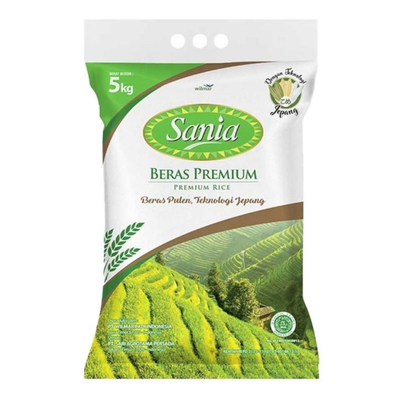 

Beras Sania 5 kg / Beras Premium Sania 5kg