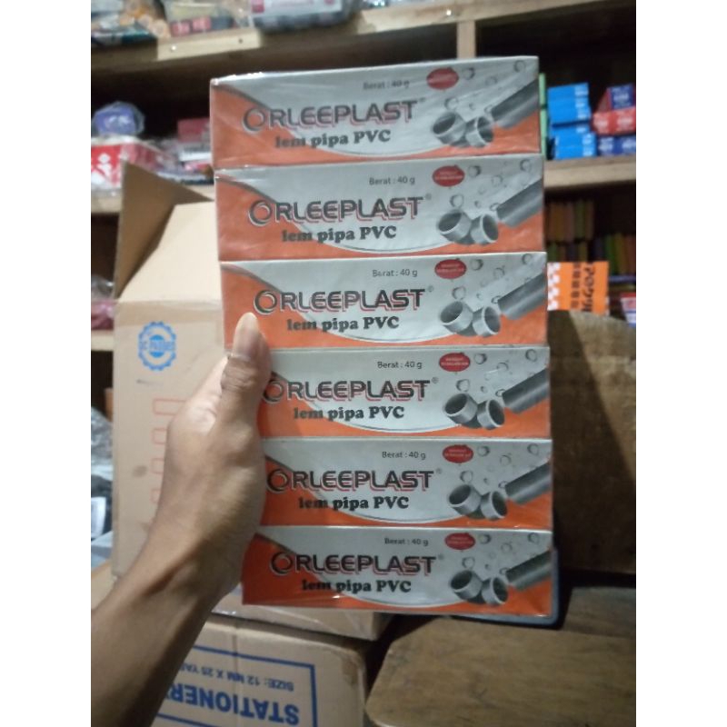 ORLEEPLASS LEM PIPA PVC 12pcs