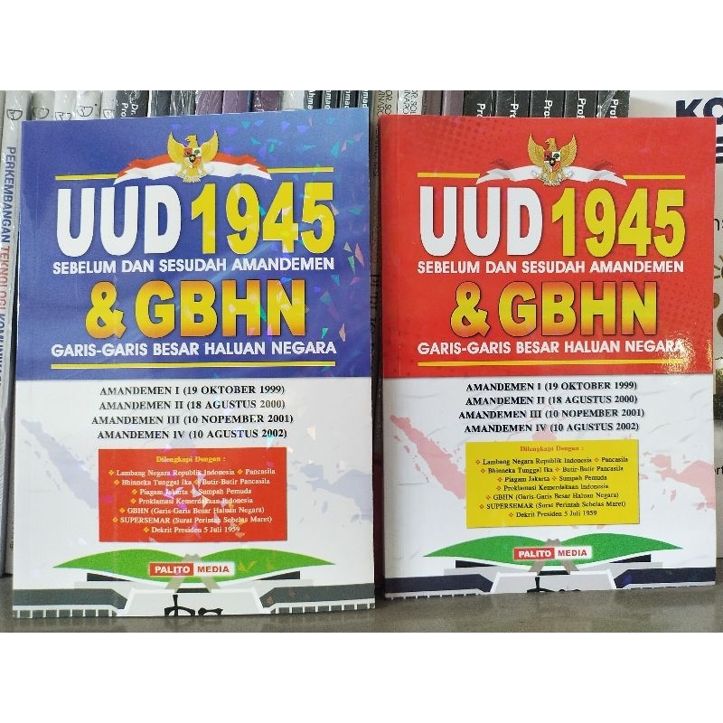 UUD 1945 & GBHN Sebelum dan sesudah amandemen