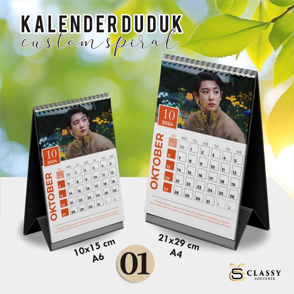 

KALENDER MEJA DUDUK AESTHETIC - KELENDER MEJA CUSTOM