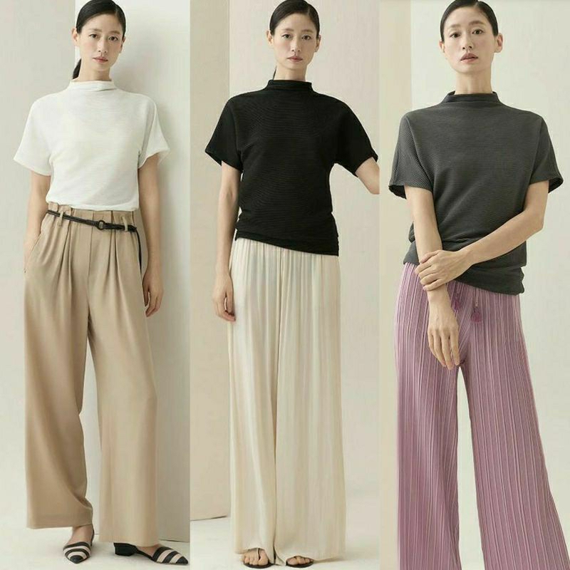 high neck blouse Sj wani korea