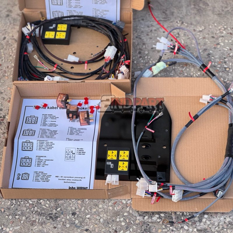 kabel body ninja set set an sudah upgrade full wave kabel body ninja ss/r full wave