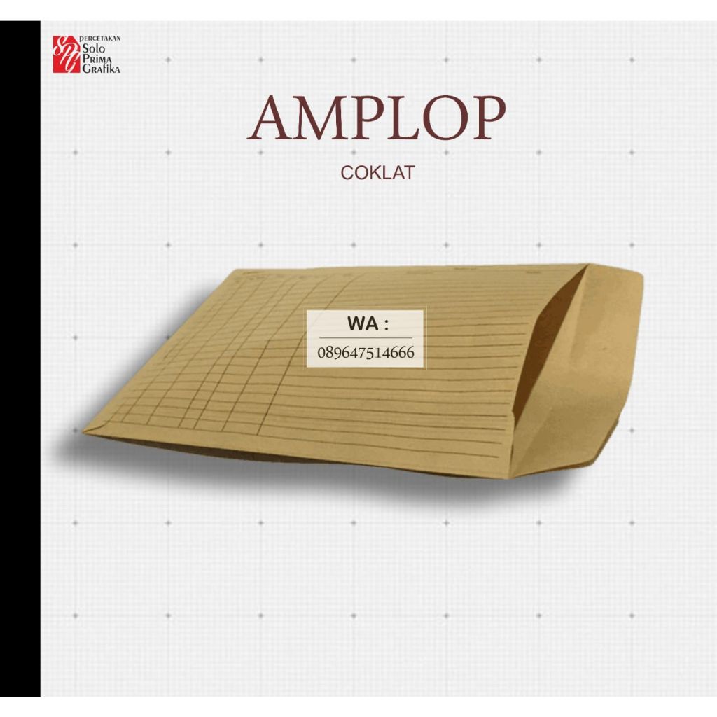 

Amplop Coklat Custom