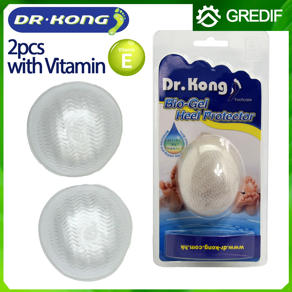 Dr. Kong Bio-Gel Heel Protector with Strap DKA32 - Pelindung Bantalan Merawat Tumit Telapak Kaki