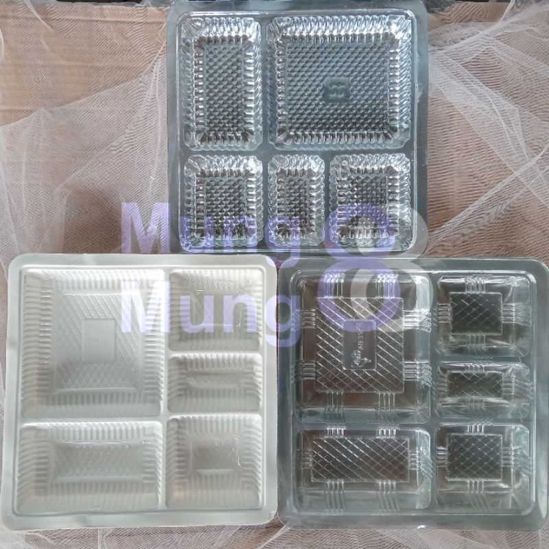 Mika Nasi 22cm / Mika Nasi Kotak / Mika Nasi Bulat Tengah  isi 10pcs