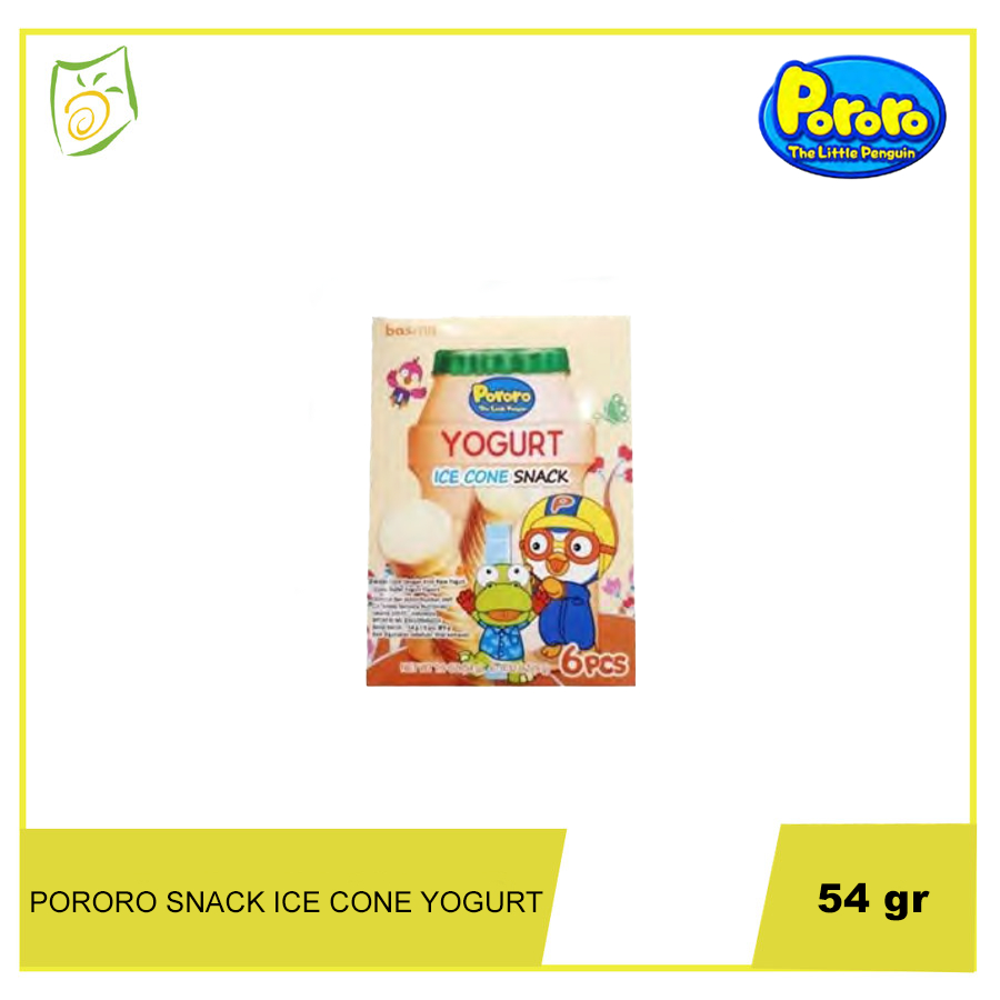 

Pororo Snack Bingbing Ice Cone Yogurt - Camilan Yogurt Ringan dan Bergizi 54gr