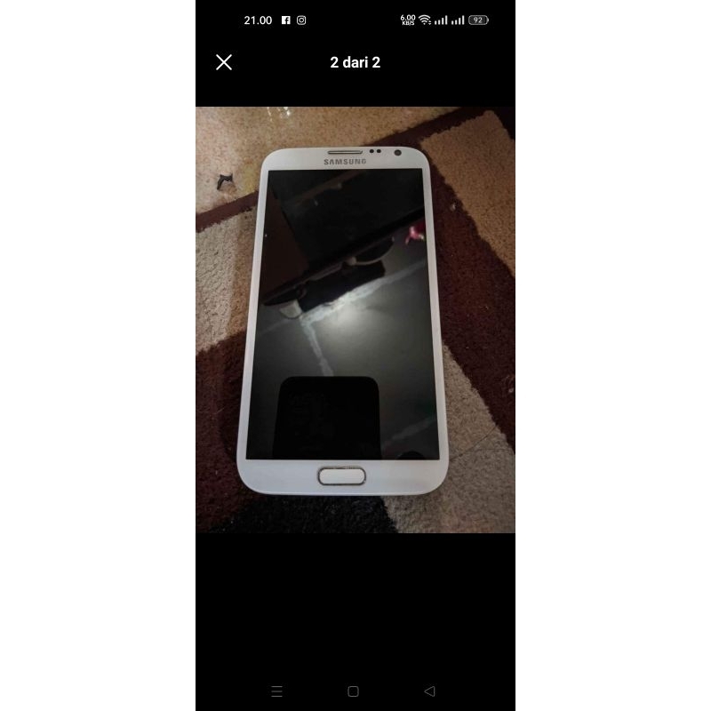 samsung note 2 matot