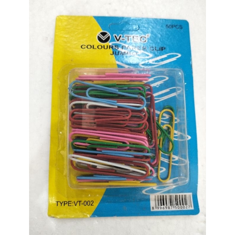 

PAPER CLIP VT 002 Warna merk VTEC PENJEPIT KERTAS WARNA WARNI