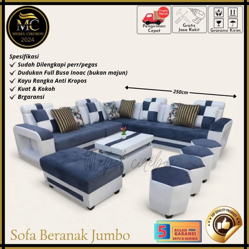 Sofa Beranak Sofa L Sudut Beranak Sofa Tamu Terlaris Cirebon Jateng