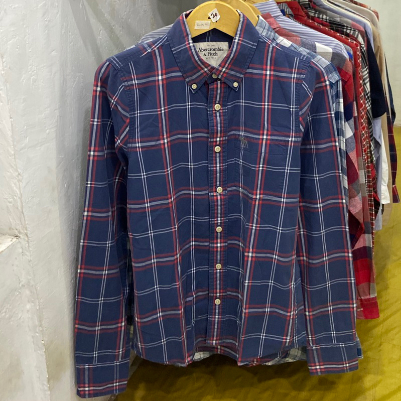 KEMEJA ABERCROMBIE OXFORD SECOND