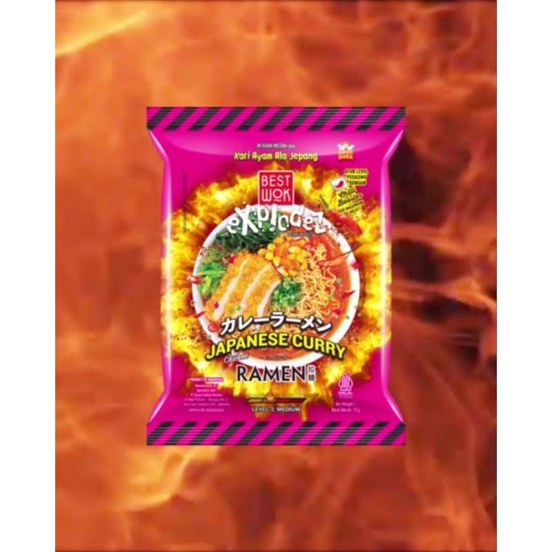 

Best Wok Explodez Instant Noodles Japanesse Ramen / Thai Chilli Lime / Sambal Belacan