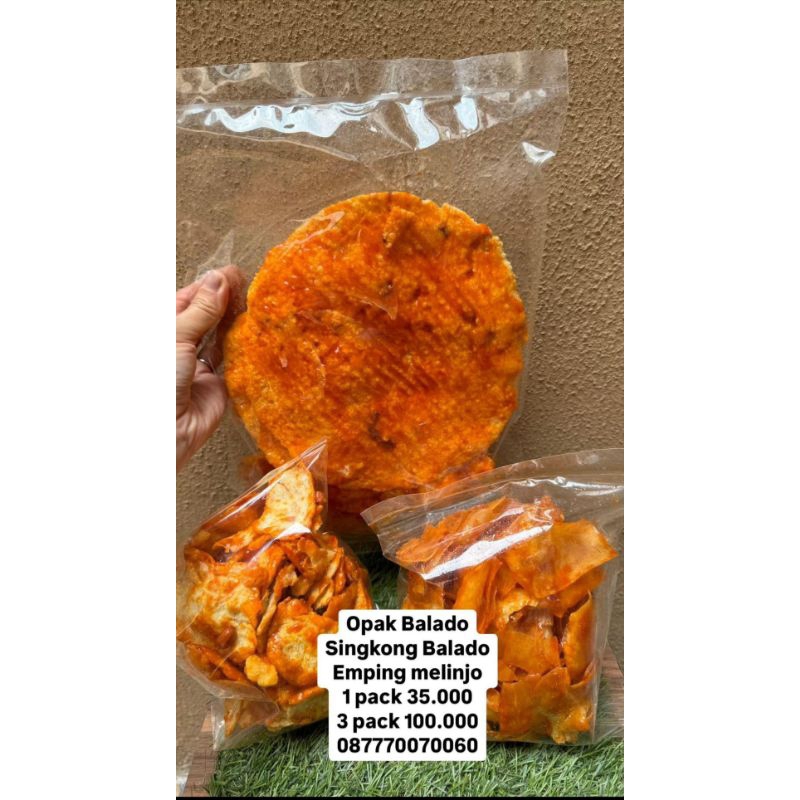 

OPAK, EMPING, KERIPIK SINGKONG BALADO