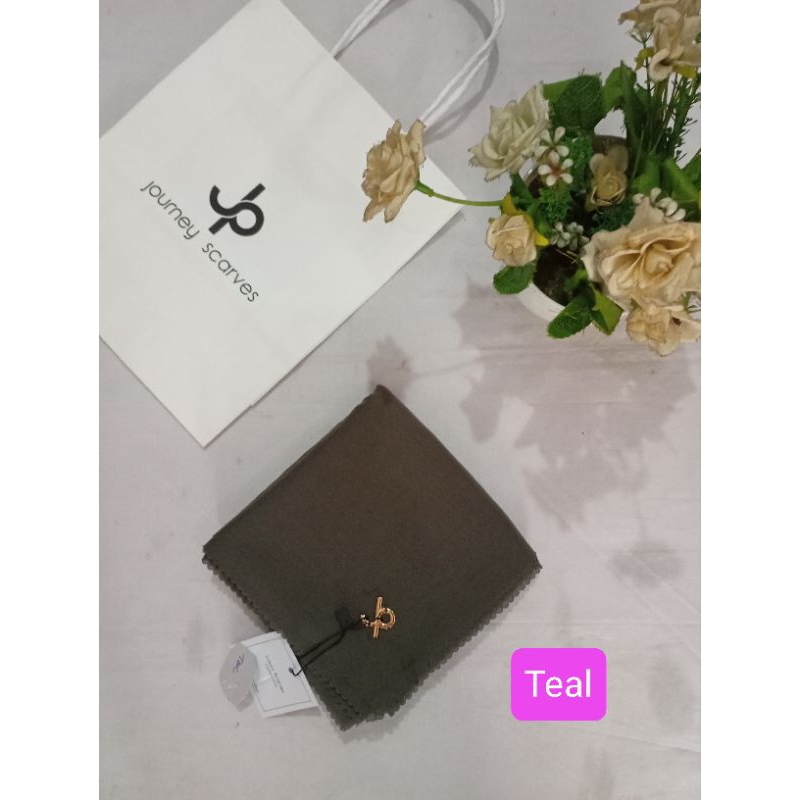 kerudung Journey polos Teal series hijab