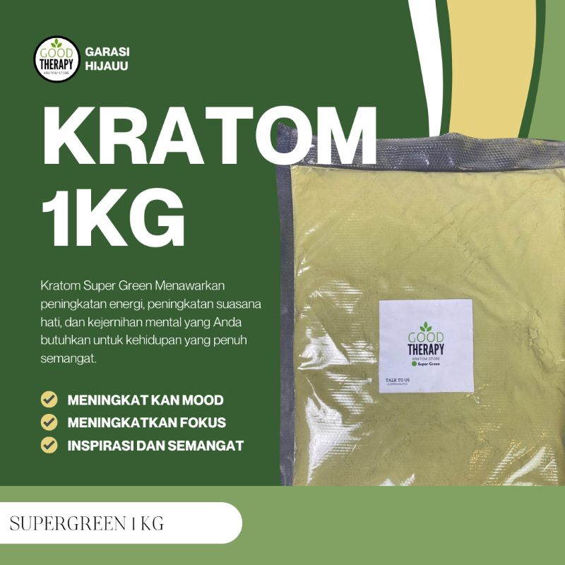 

SuperrHijauu Bbuk halus isi 1kg