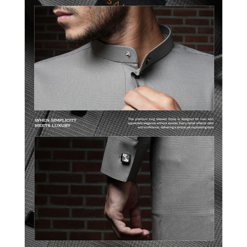 ✓✓ SAMASE Jubba Alwand Exclusive Thobe R-076