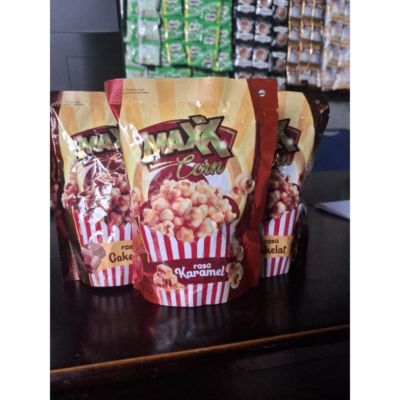 

MaxxCron // pop corn rasa caramel dan coklat