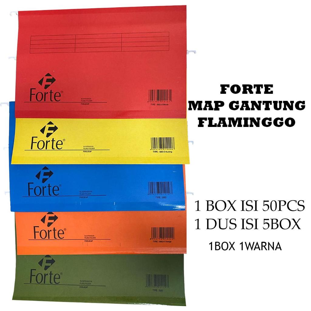 

HANGING MAP / MAP GANTUNG FORTE FOLIO ( 1 PACK 50 PCS ) # PROMO SALE TERLARIS MURAH MERIAH