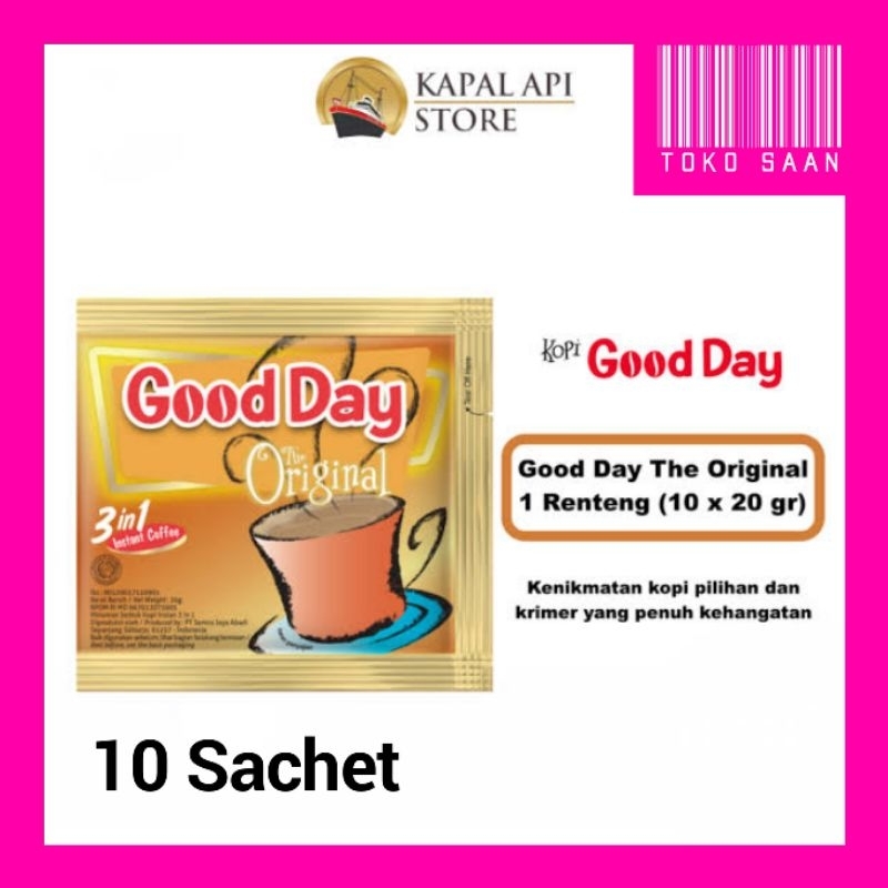 

GOOD DAY ORIGINAL 10 SACHET