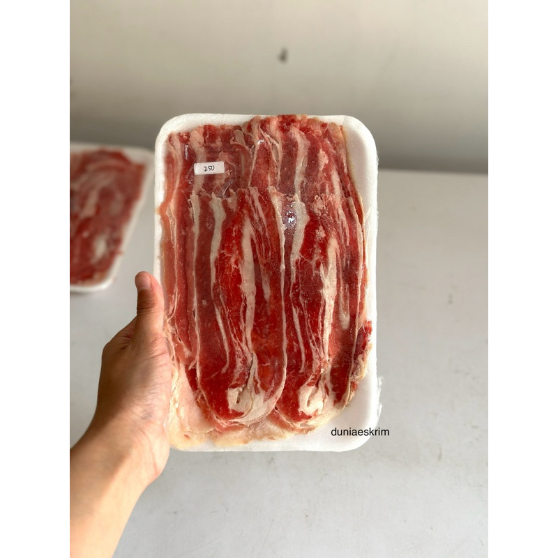 Daging Sapi Slice Yoshinoya / US Beef Shortplate / US Beef Slice 500 gram