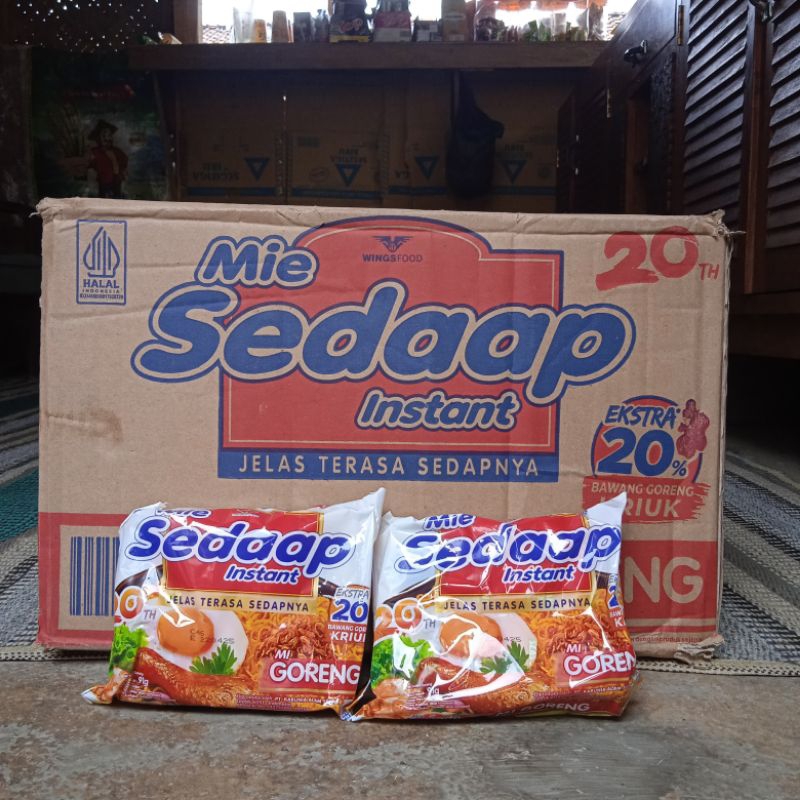 

Mie Sedaap Mie GORENG 1 Dus / 1 Karton Isi 40pcs