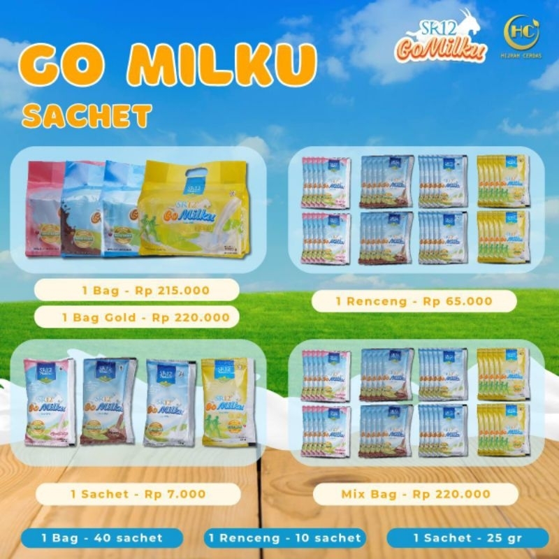 

Go Milku sr 12/ Go Milku Gold sr12/ Kemasan Saset 25gr