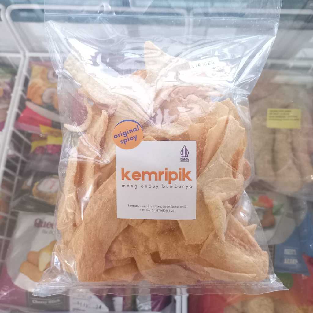 

Keripik Singkong kemripik Original spicy 200gr | Festive Frozen Food