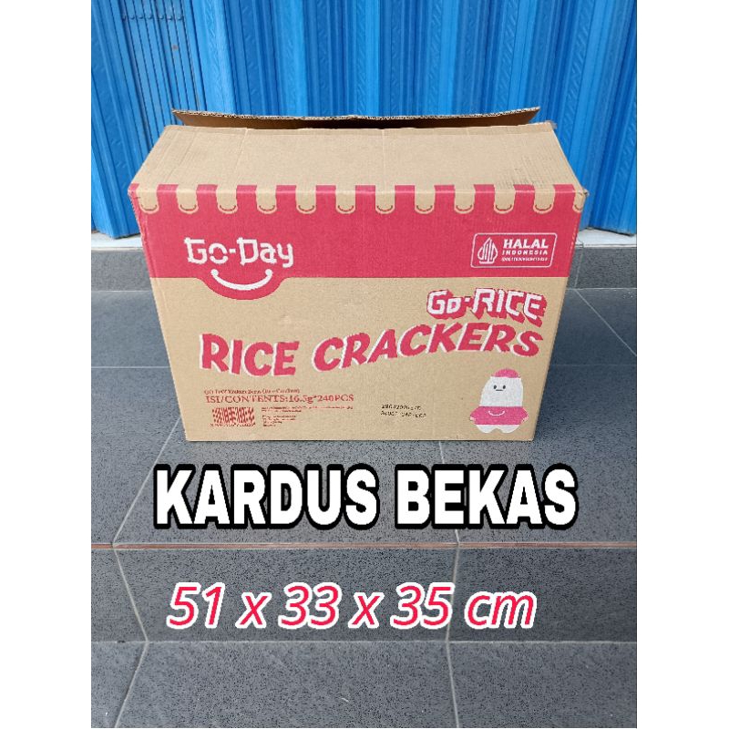 

KARDUS BEKAS 51x33x35 cm Besar Packing Dus Tebal Jumbo