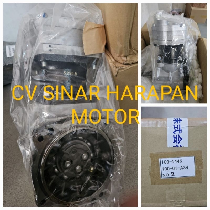 S2910EW040 COMPRESSOR ASSY AIR FM280JN S2910-EW040 KOMPRESOR ASSY HINO 500 FM 280 JN